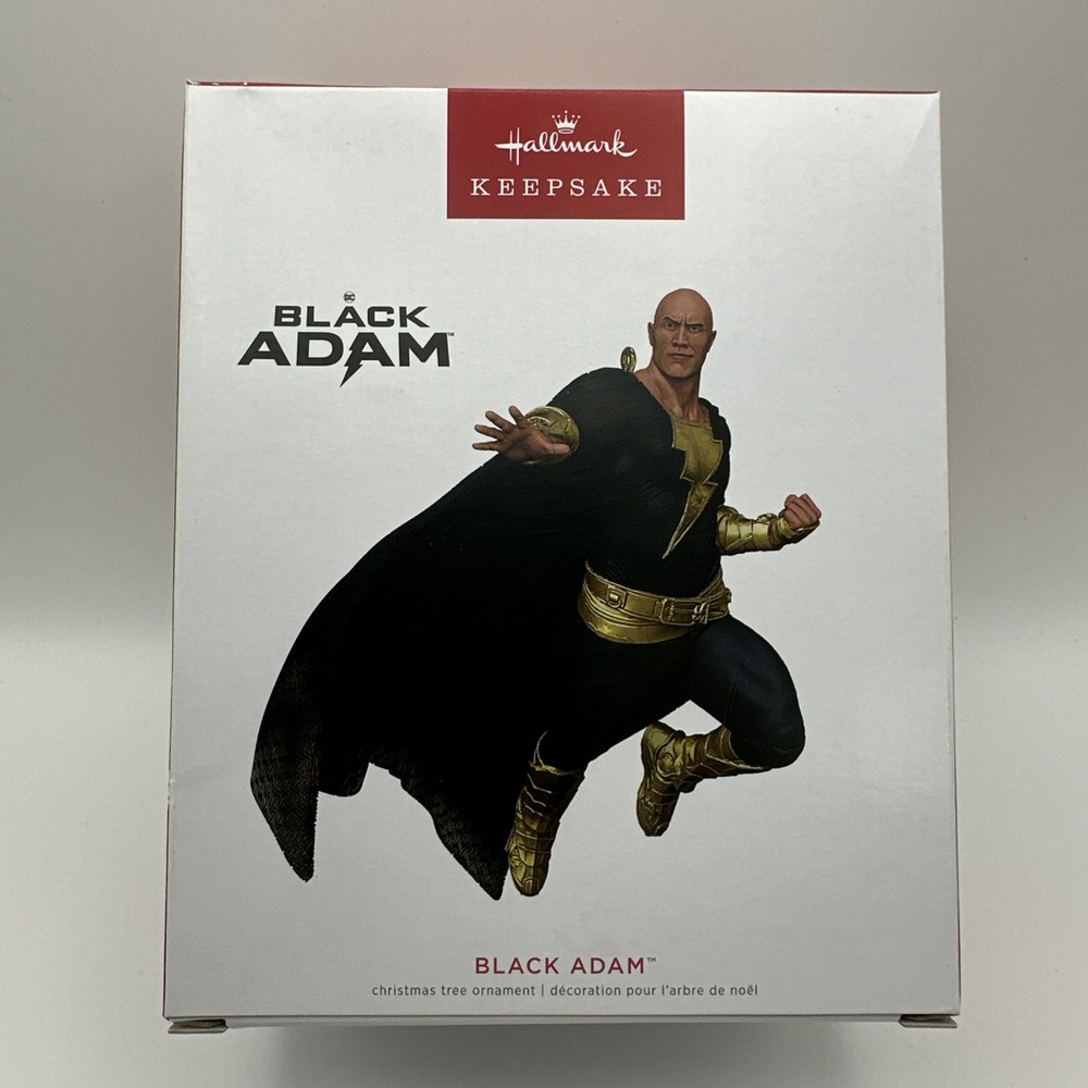Hallmark Keepsake 2022 BLACK ADAM Ornament The Rock - NEW
